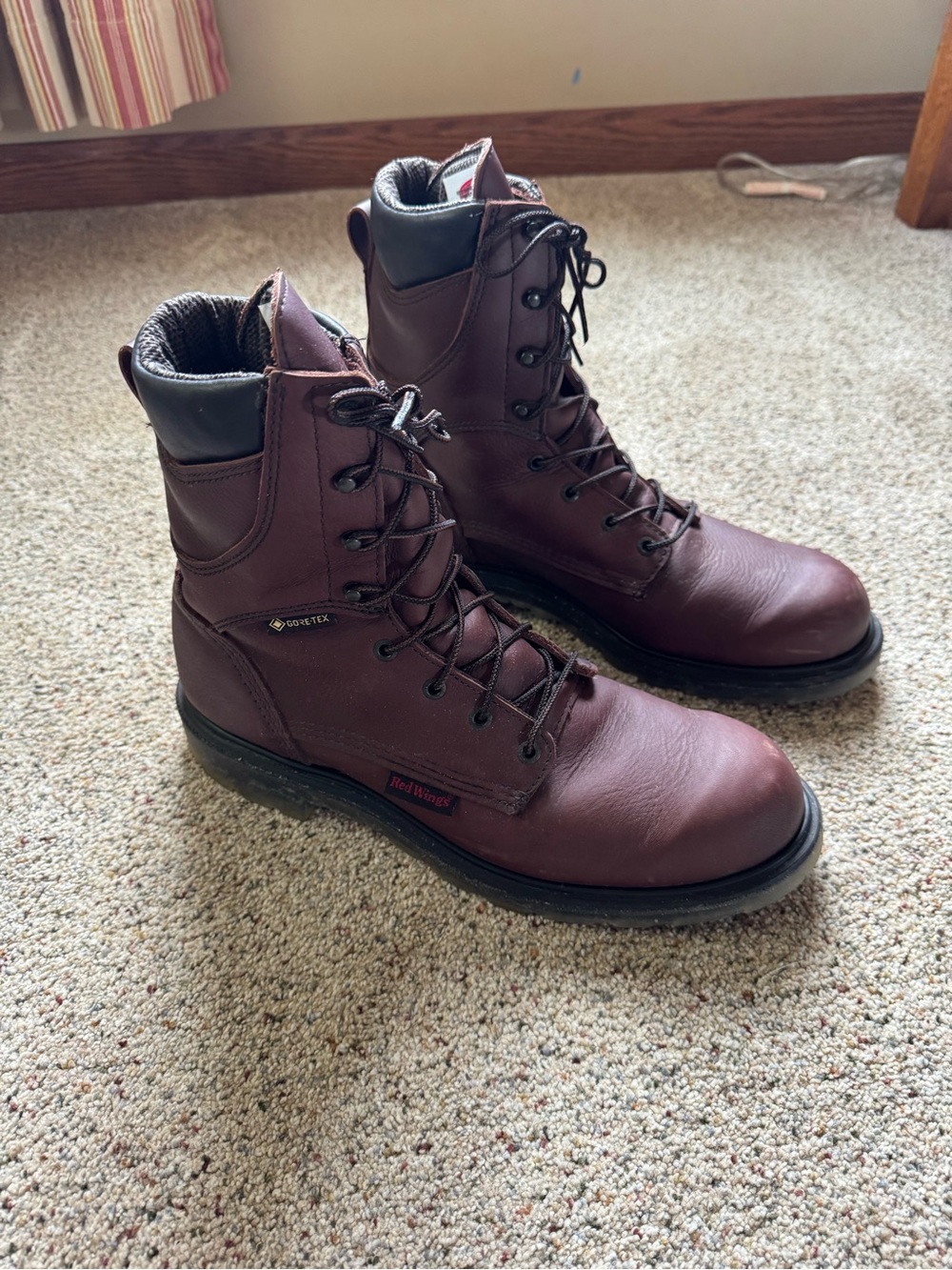 Brand New Red Wings Brown Leather Work Boots - Men Size: 11.5 B